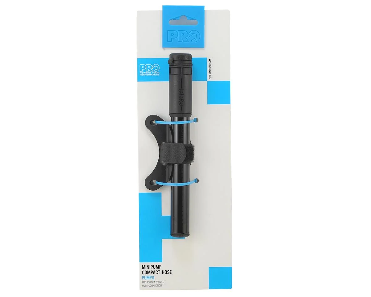 PRO Compact Mini Pump w/ Hose (Black) (Presta Only) - view 3